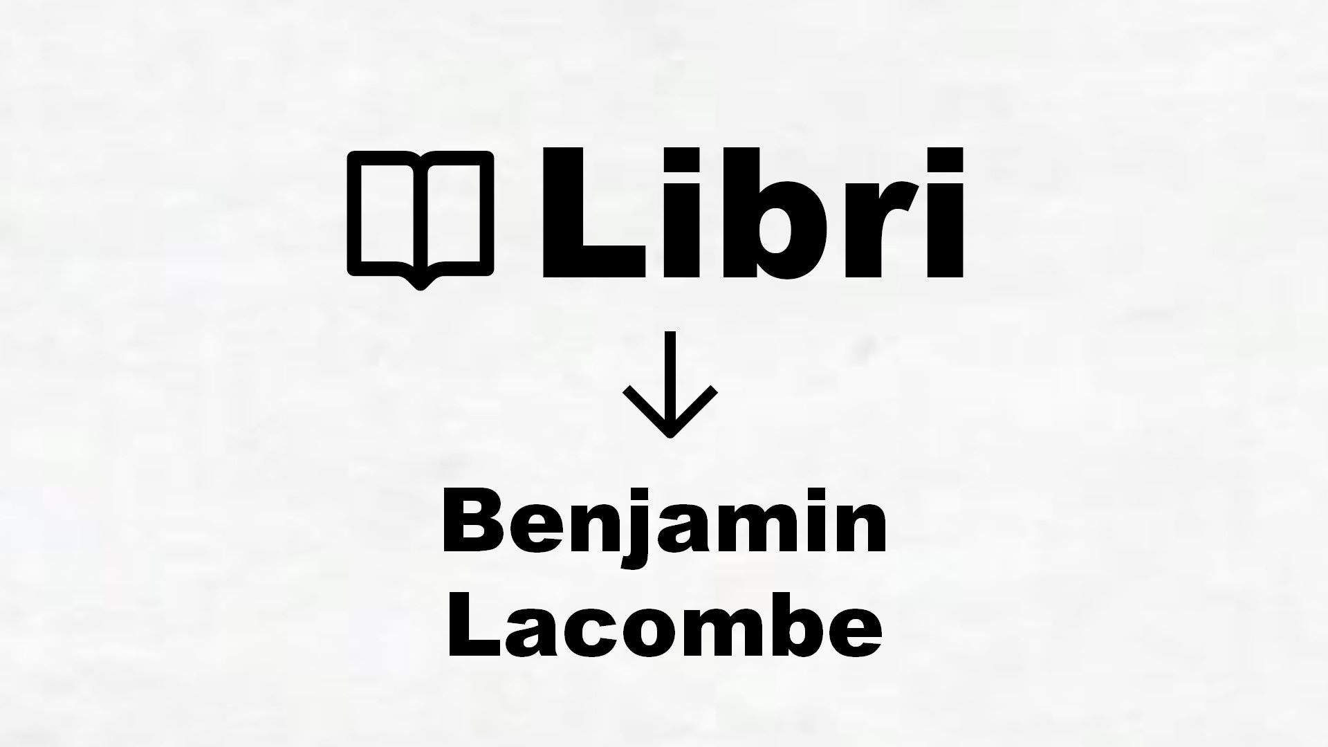 Libri di Benjamin Lacombe