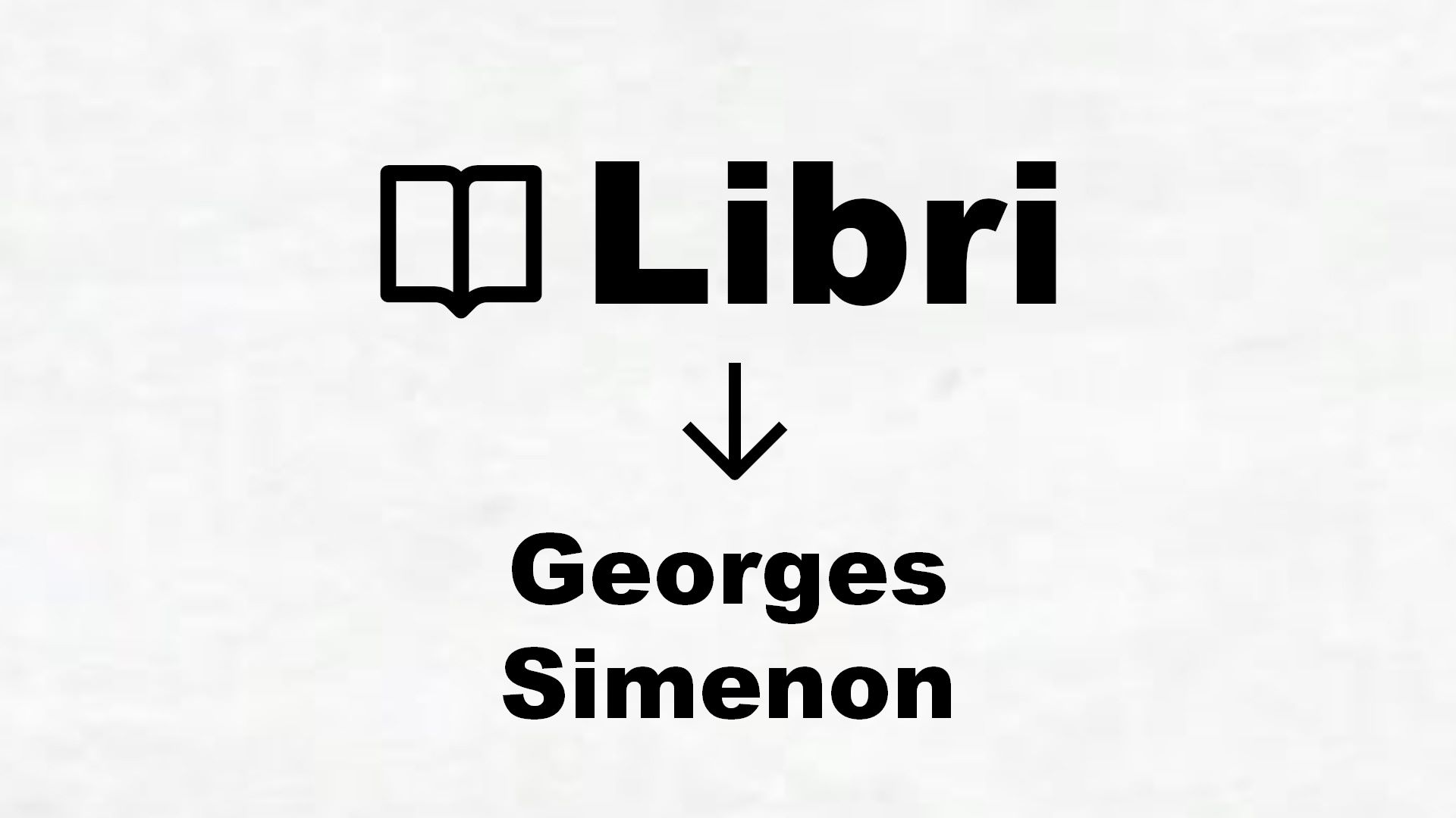 Libri di Georges Simenon
