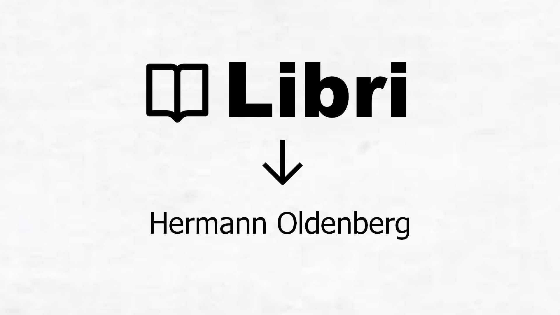 Libri di Hermann Oldenberg