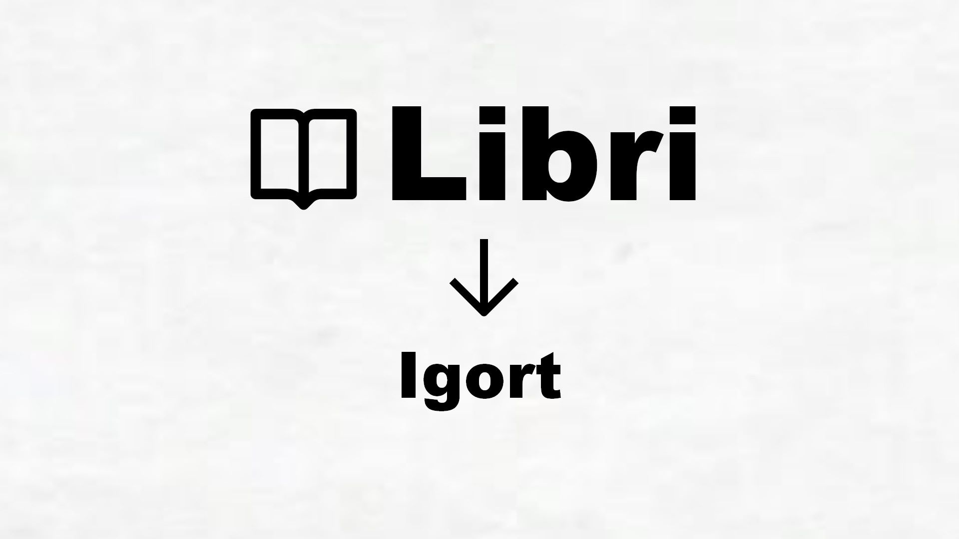 Libri di Igort