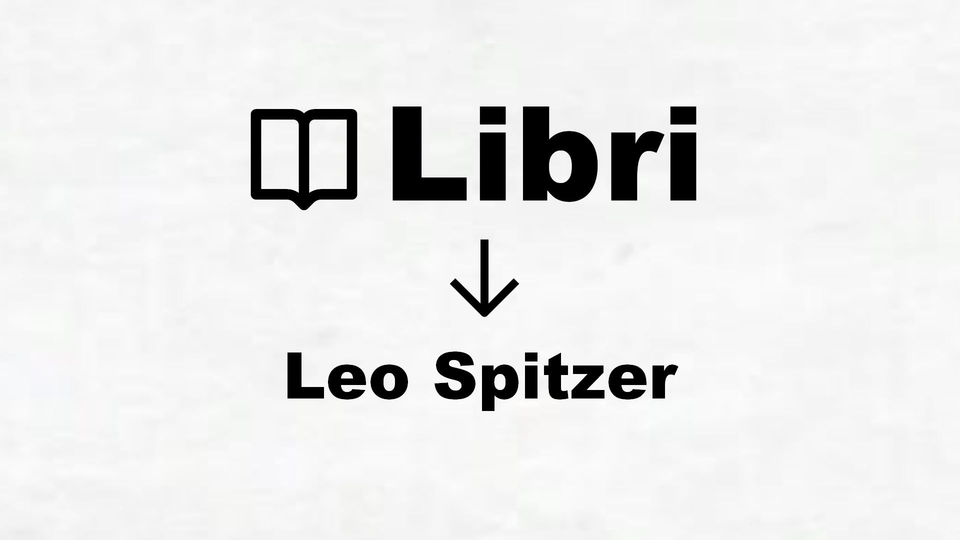 Libri di Leo Spitzer