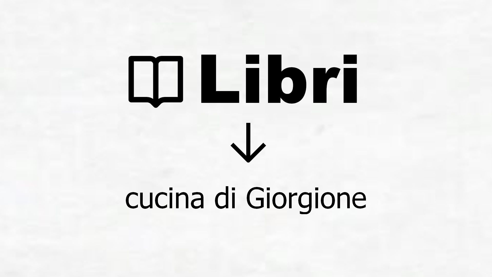 Libri di cucina di Giorgione