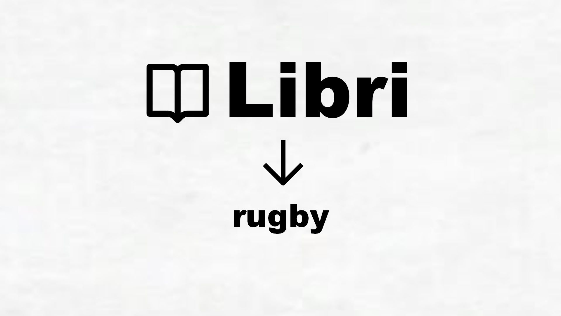 Libri di rugby