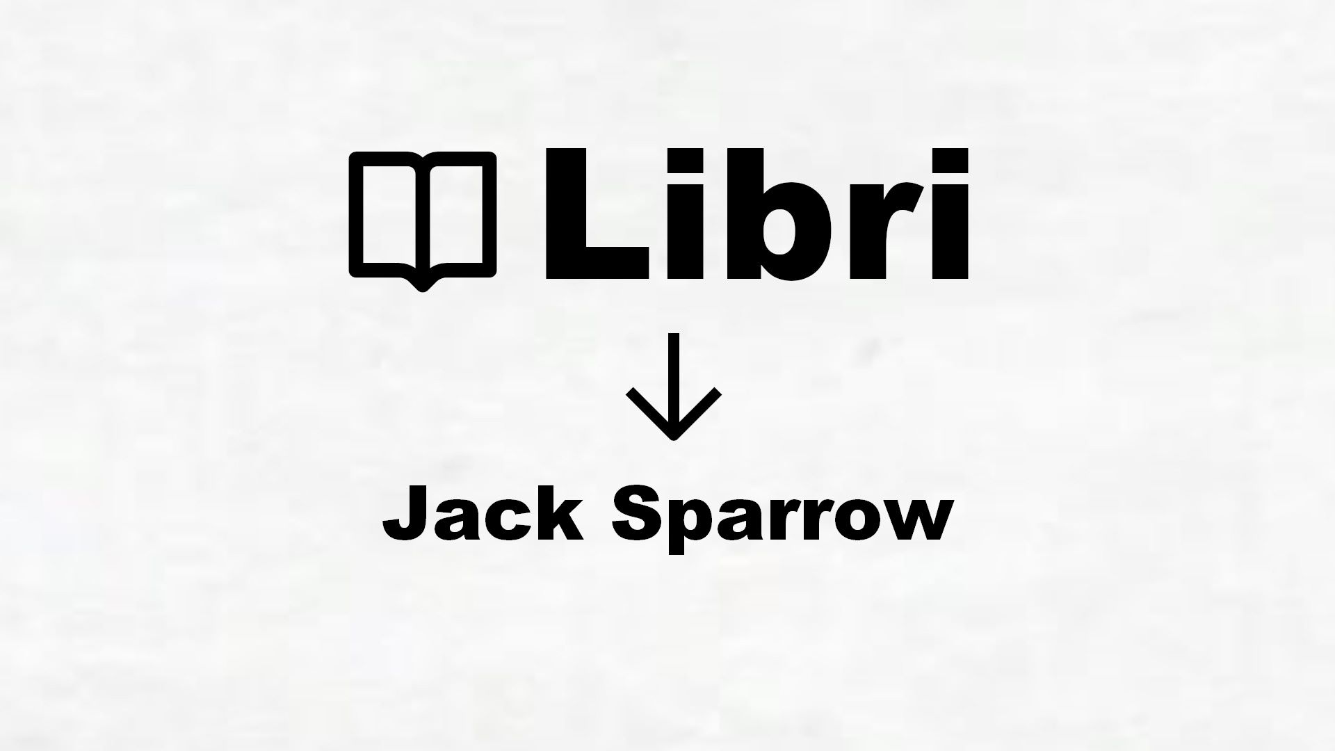 Libri su Jack Sparrow