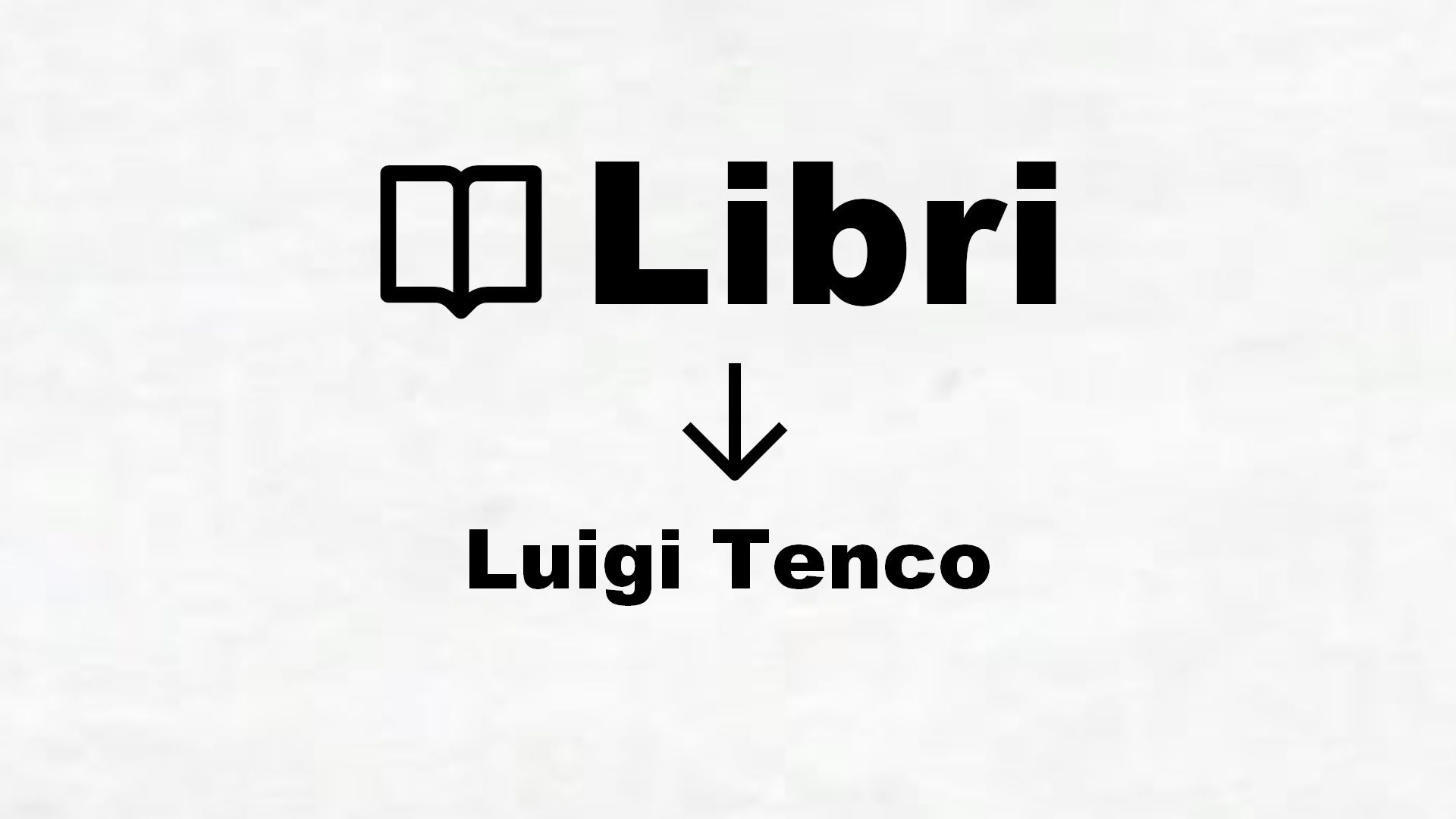 Libri su Luigi Tenco