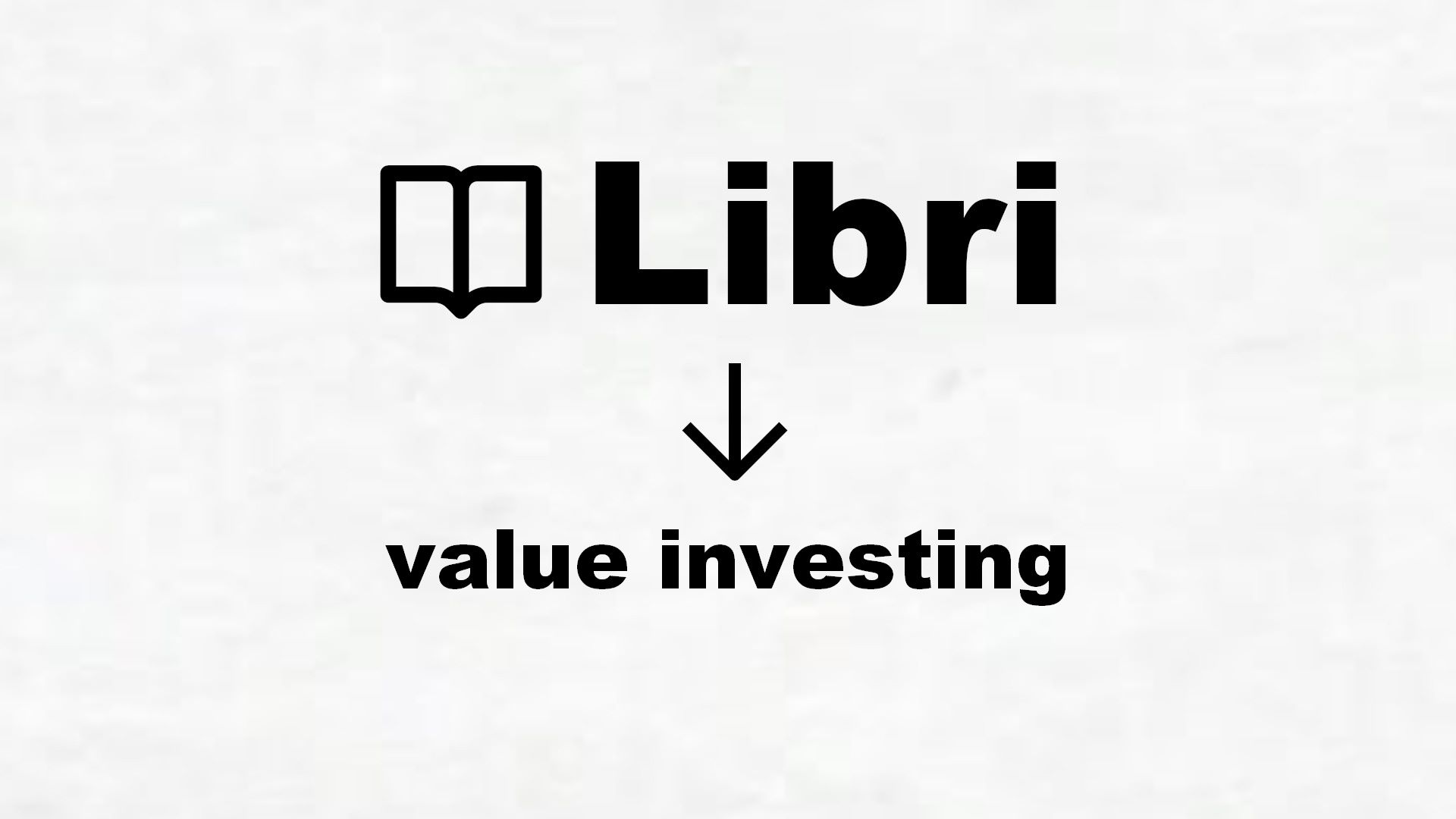 Libri sul value investing