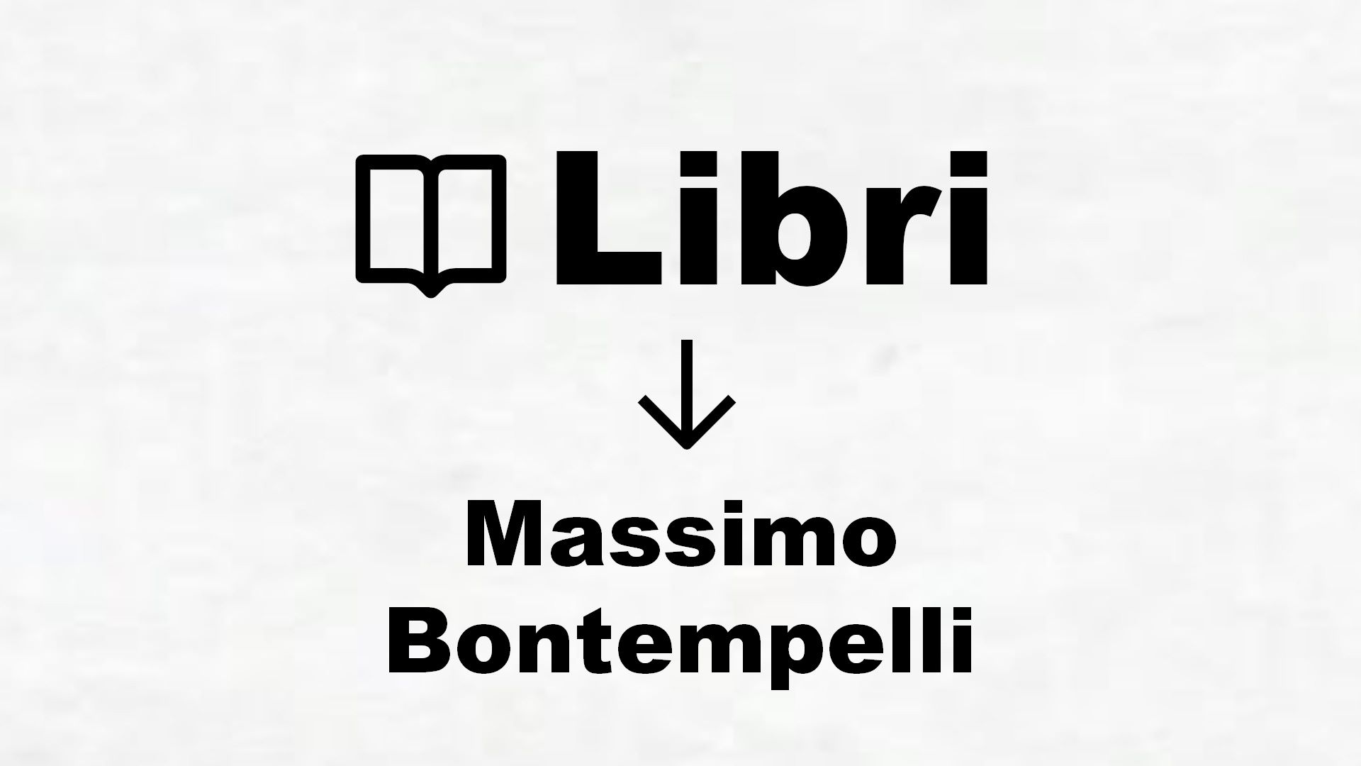 Libri di Massimo Bontempelli